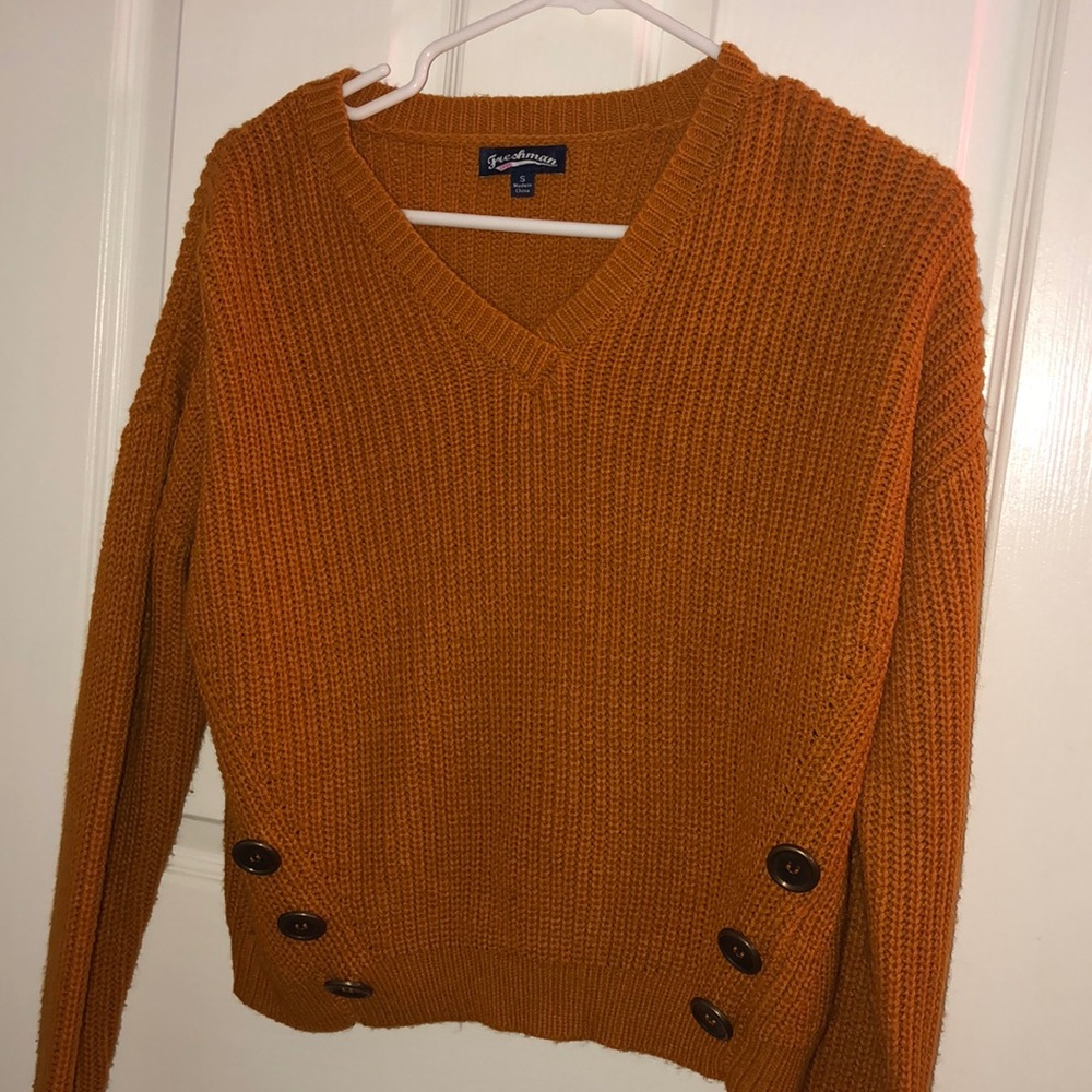 Mustard yellow sweater